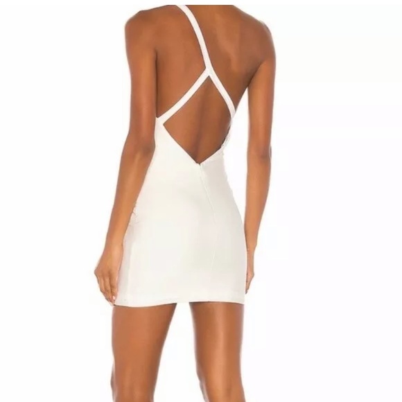 REVOLVE superdown white Elsa one shoulder XS - Picture 2 of 5